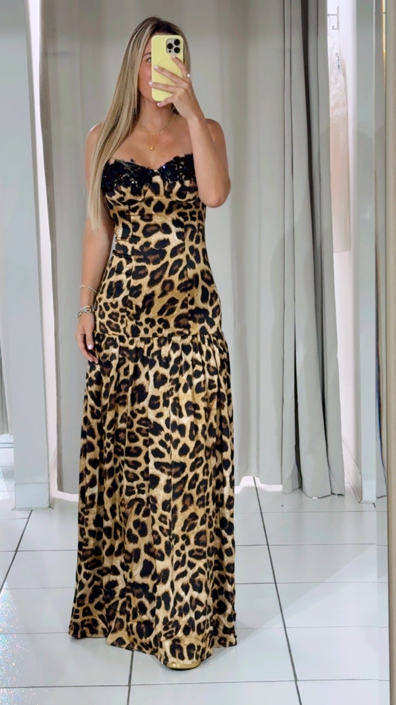 Animal print dress
