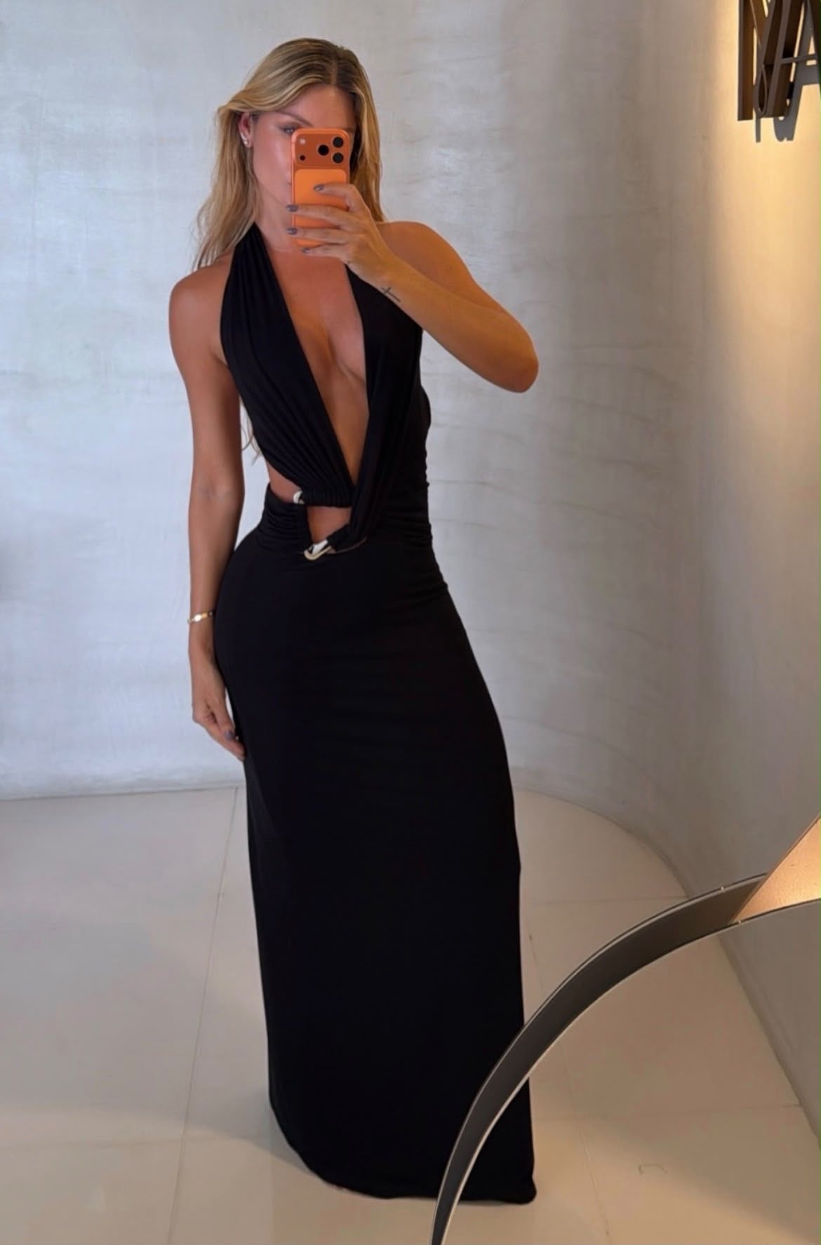Halter Neck Maxi Dress