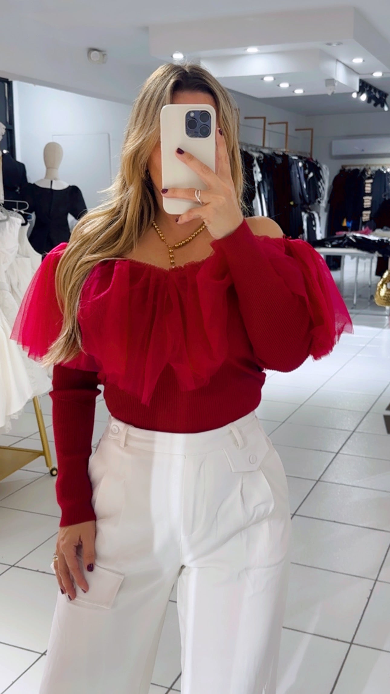 Off shoulder top