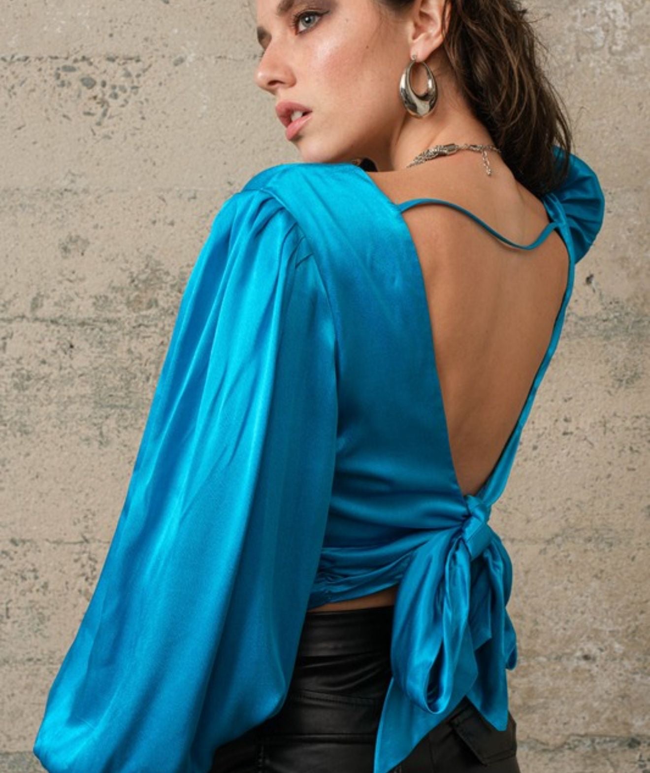 Aqua long sleeve top