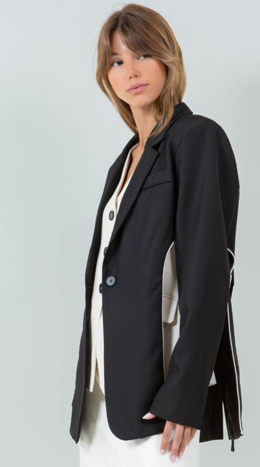 Vest blazer chic