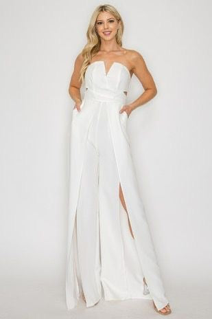 Paola White Jumpsuit