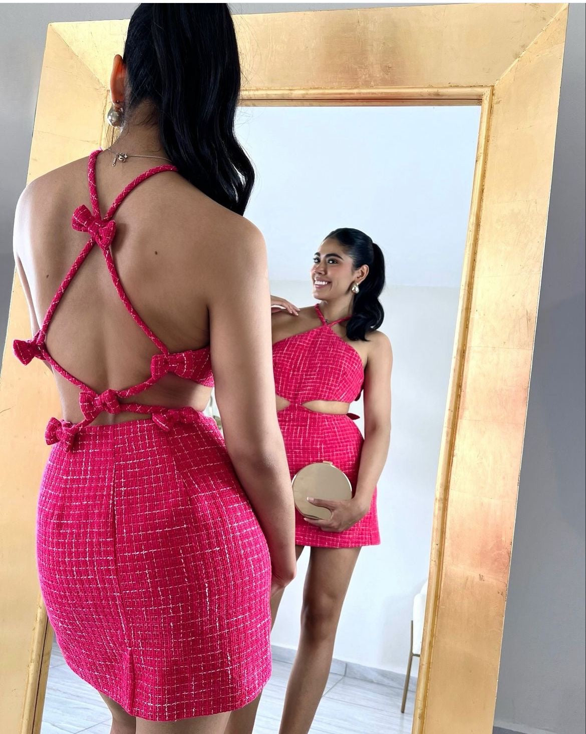 Fushia Mini Dress