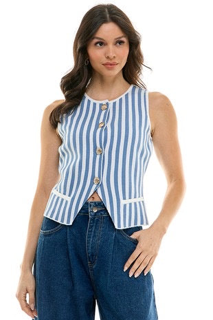 Stripe vest
