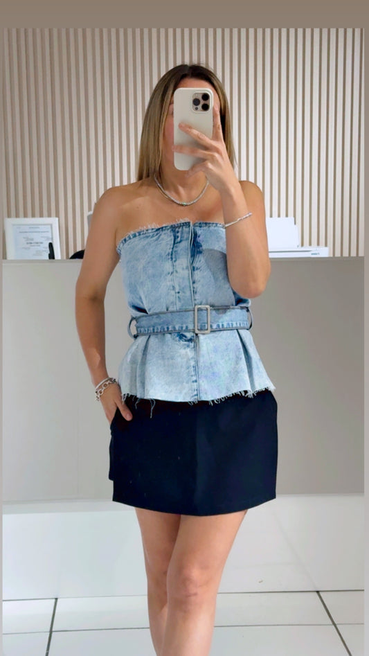Lola denim top