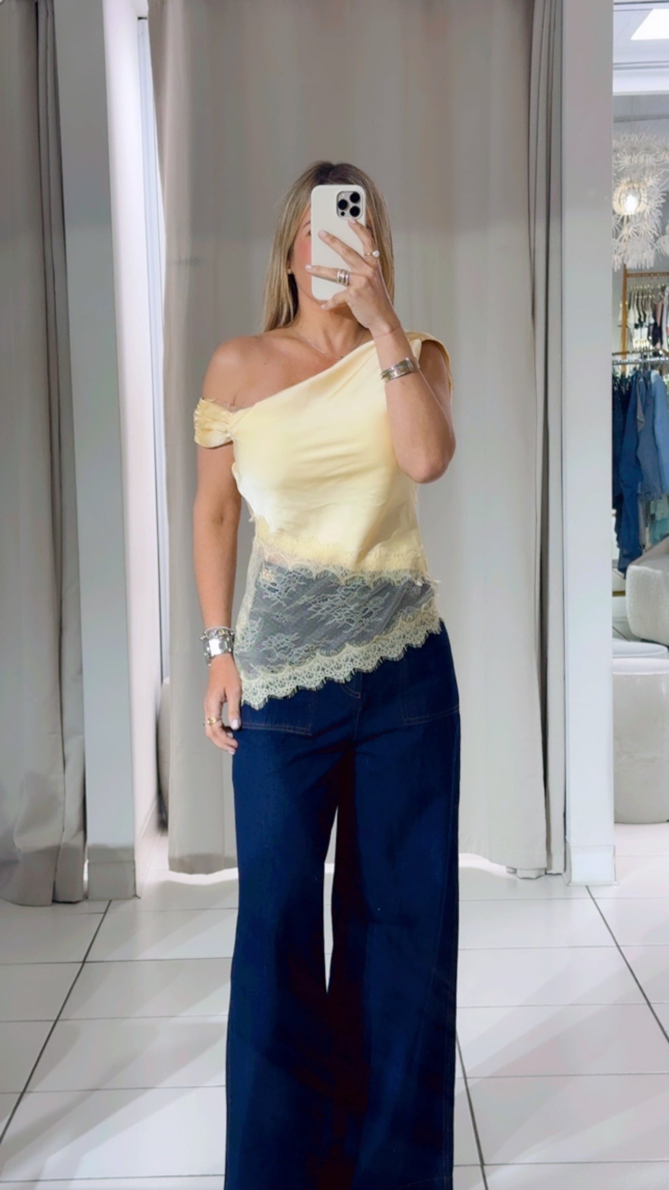 Butter Satin Top