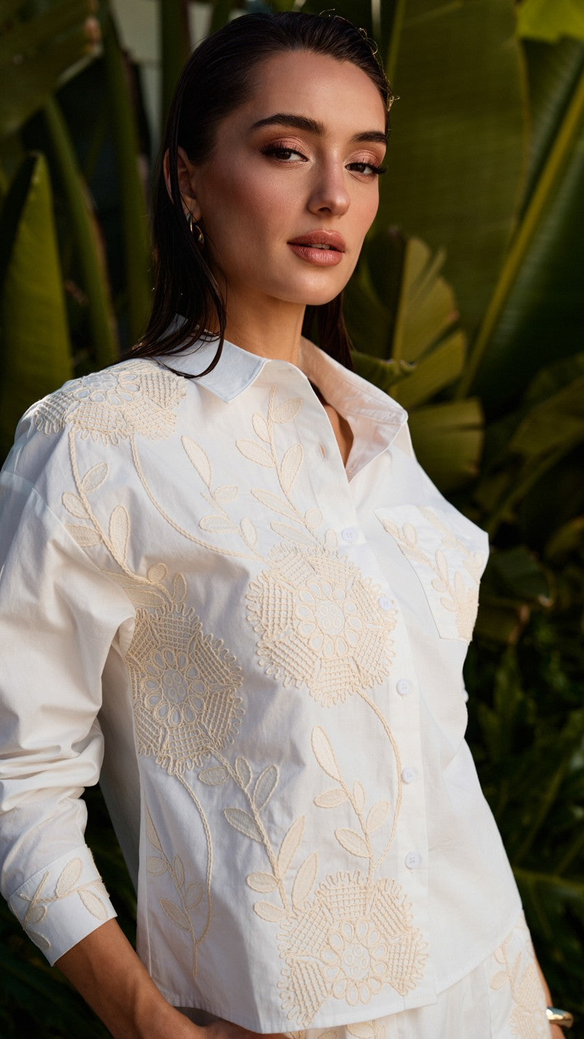 Embroidered Heavy Poplin SET