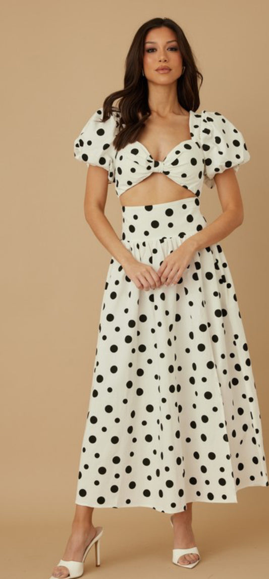 Polka dot set