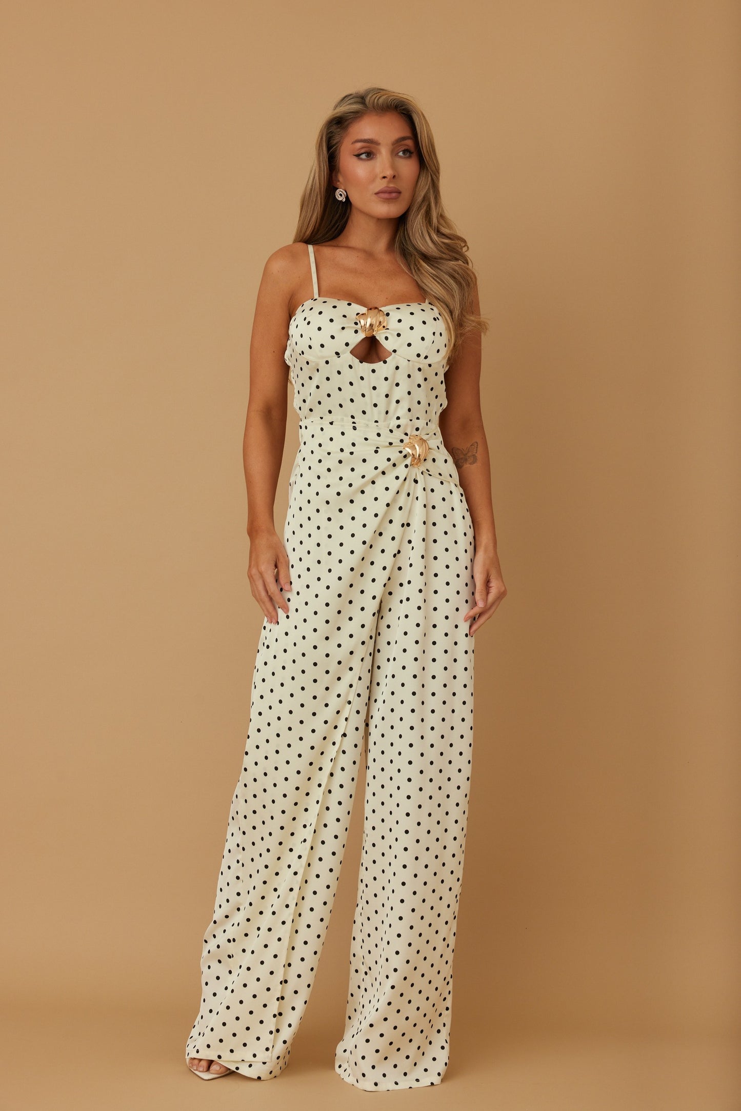 Spring Polka Dot Jumpsuit