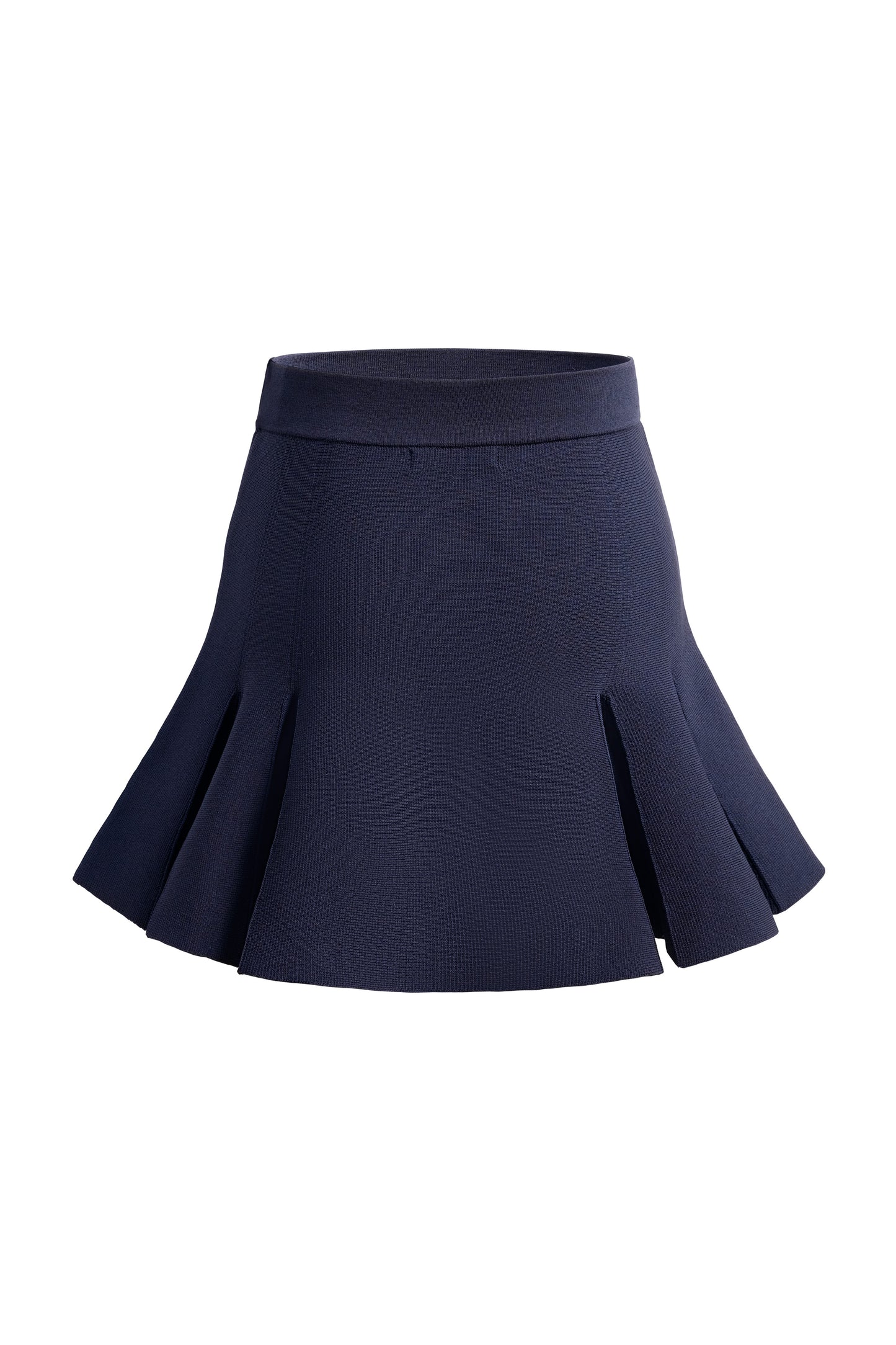 NAVY A-line Mini Skirt