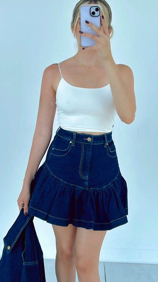 Denim skirt