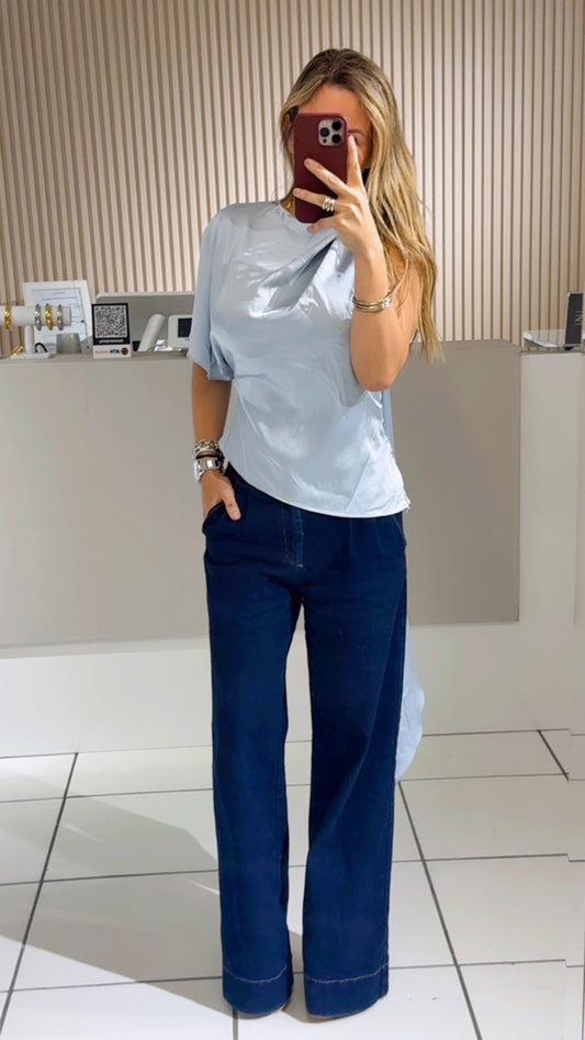 Solé Blue Blouse