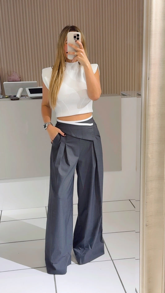 Gray pants