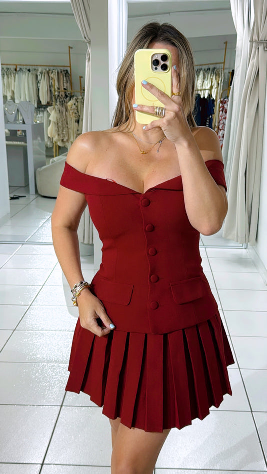 Burgundy set
