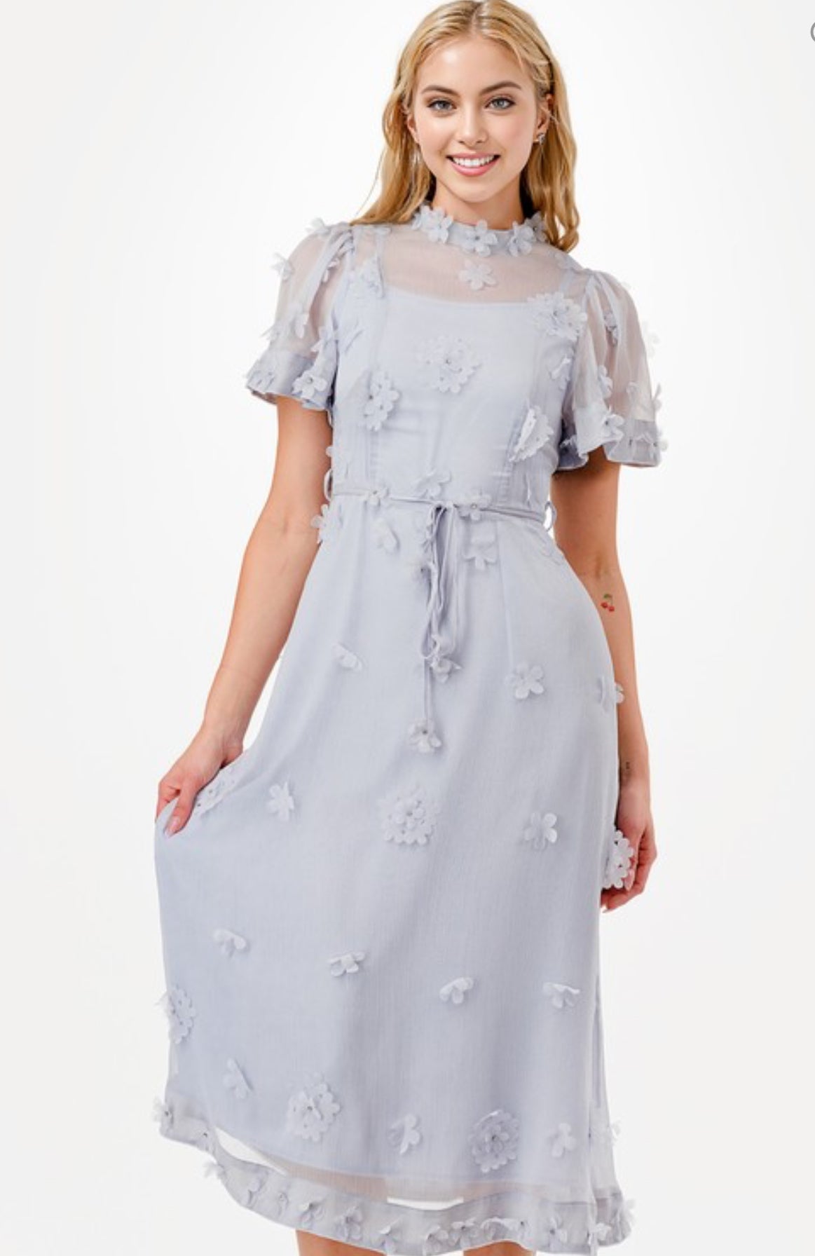 Baby blue dust dress