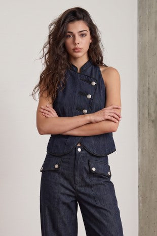 DENIM TWO PIECE