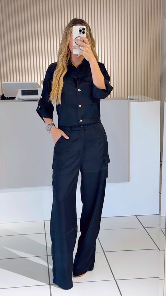 One look black set