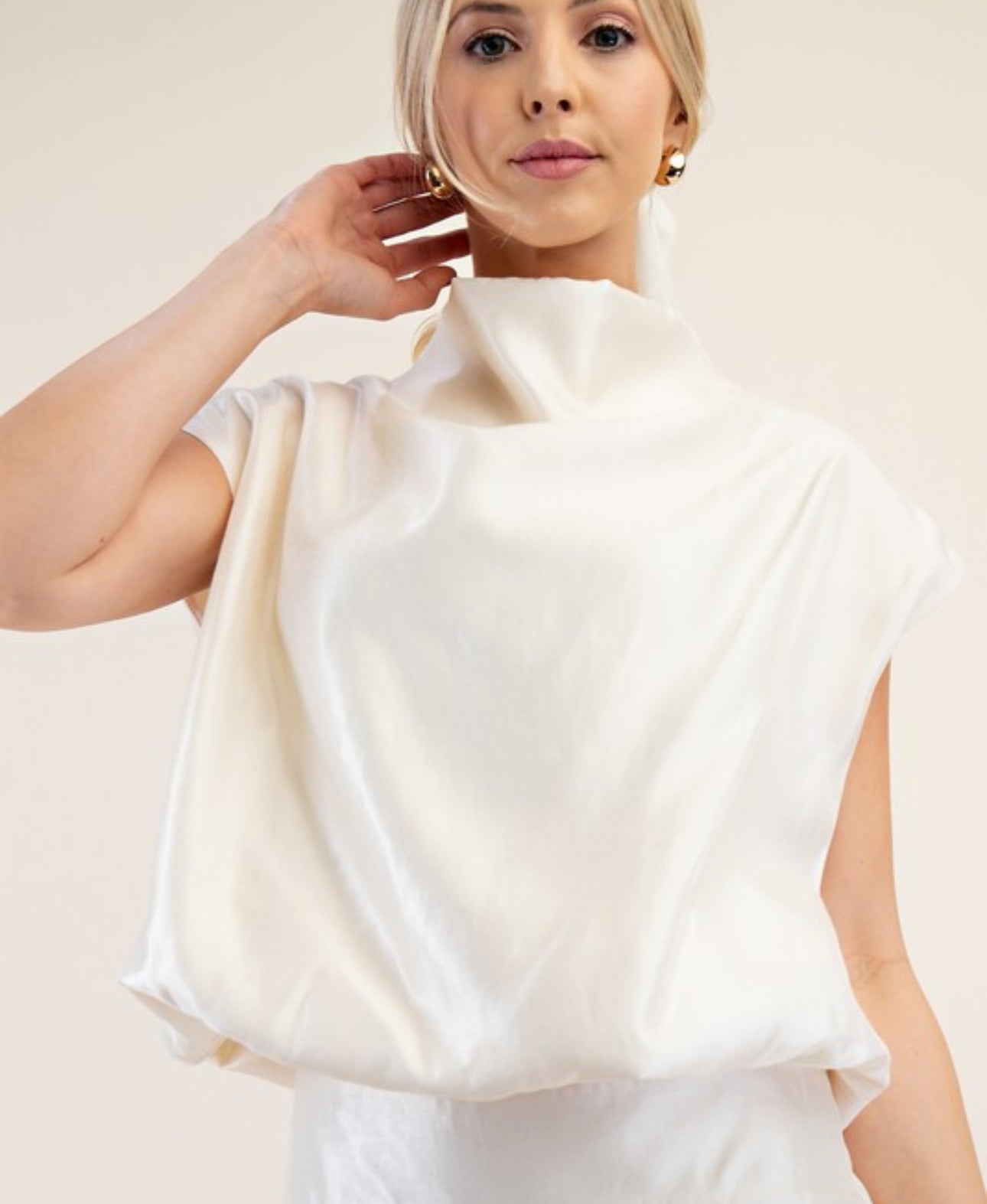 Cream balloon top