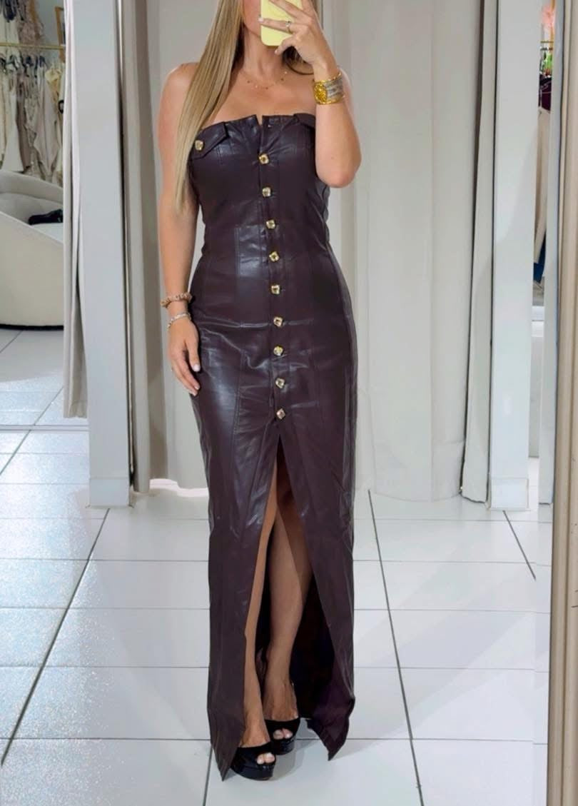 Fernin leather dress