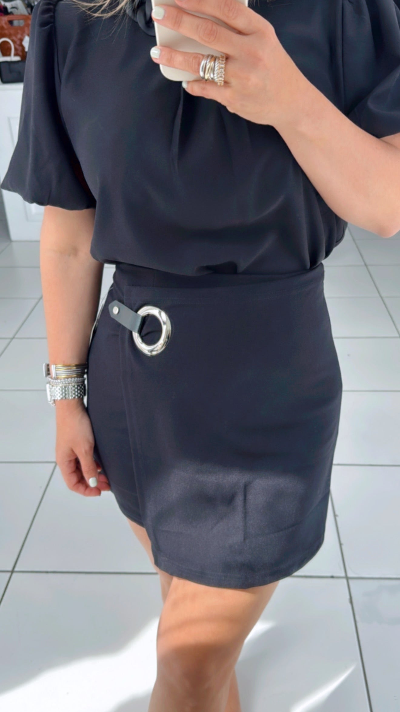 Black skirt