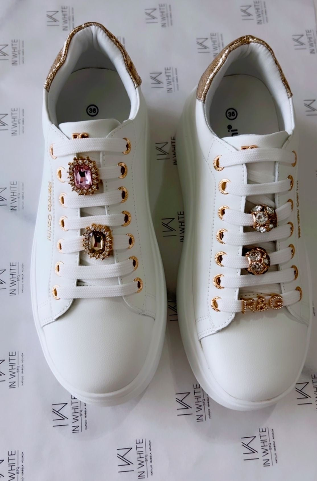 White sneaker