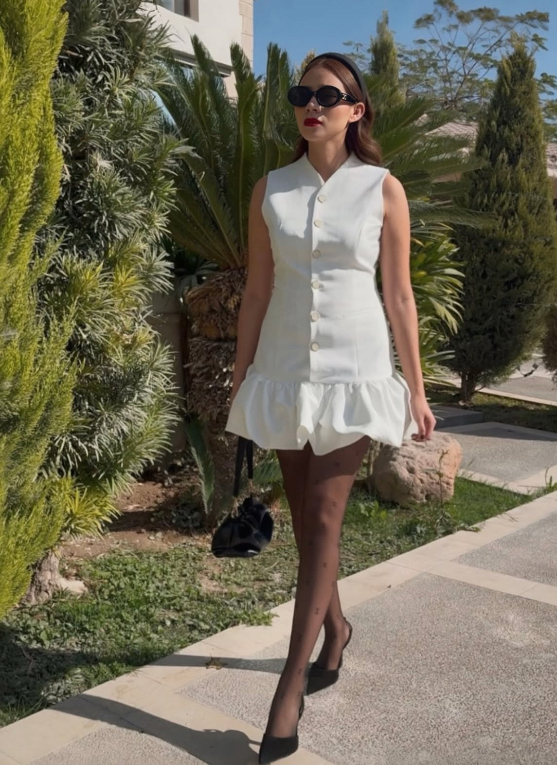 Isamar white dress