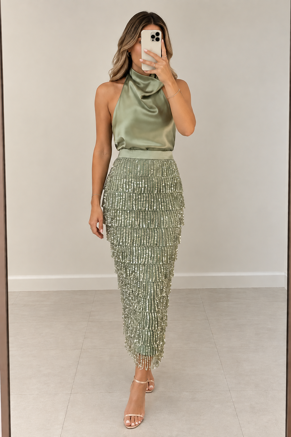 Fringe skirt
