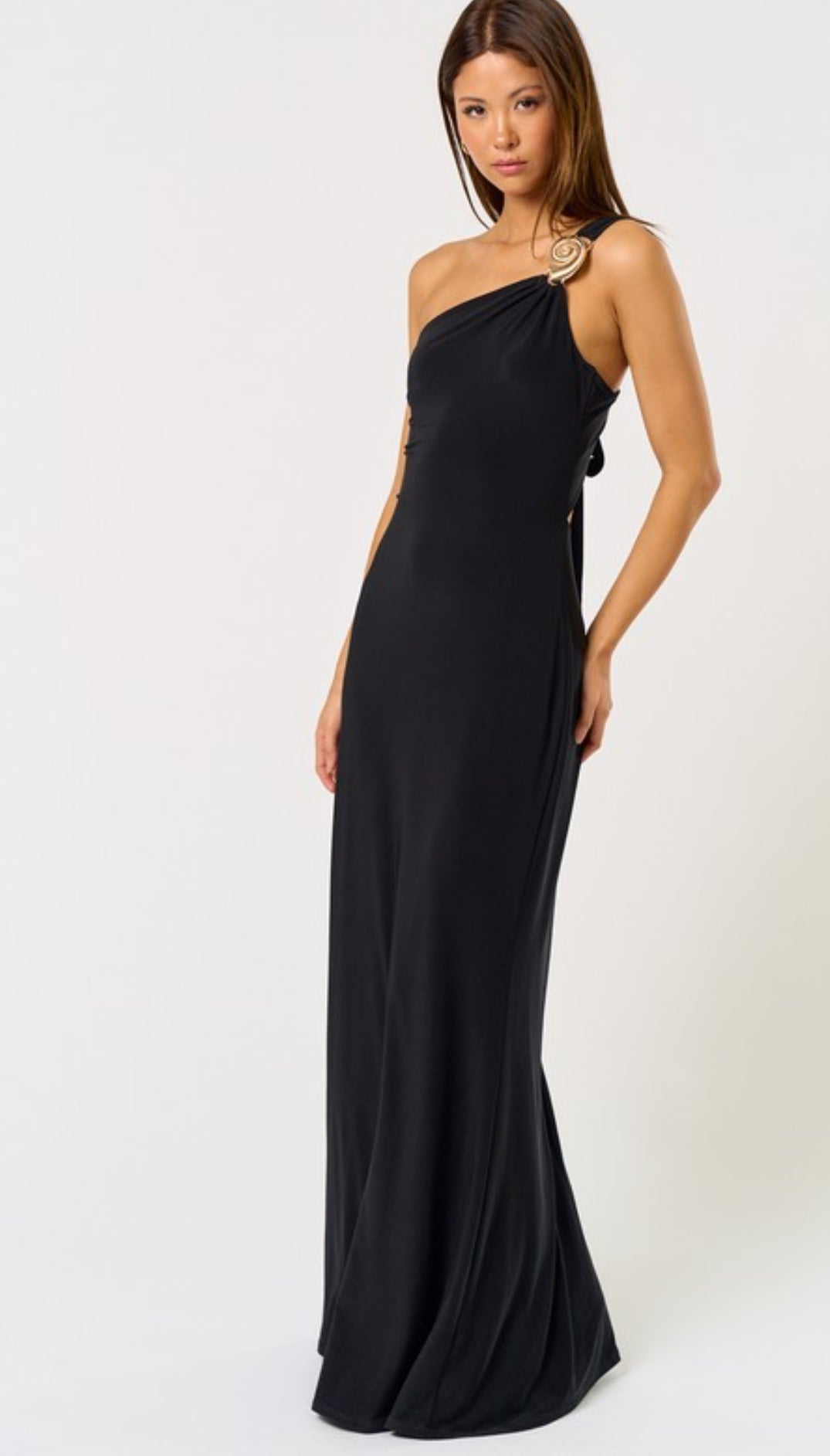 Black stretch dress