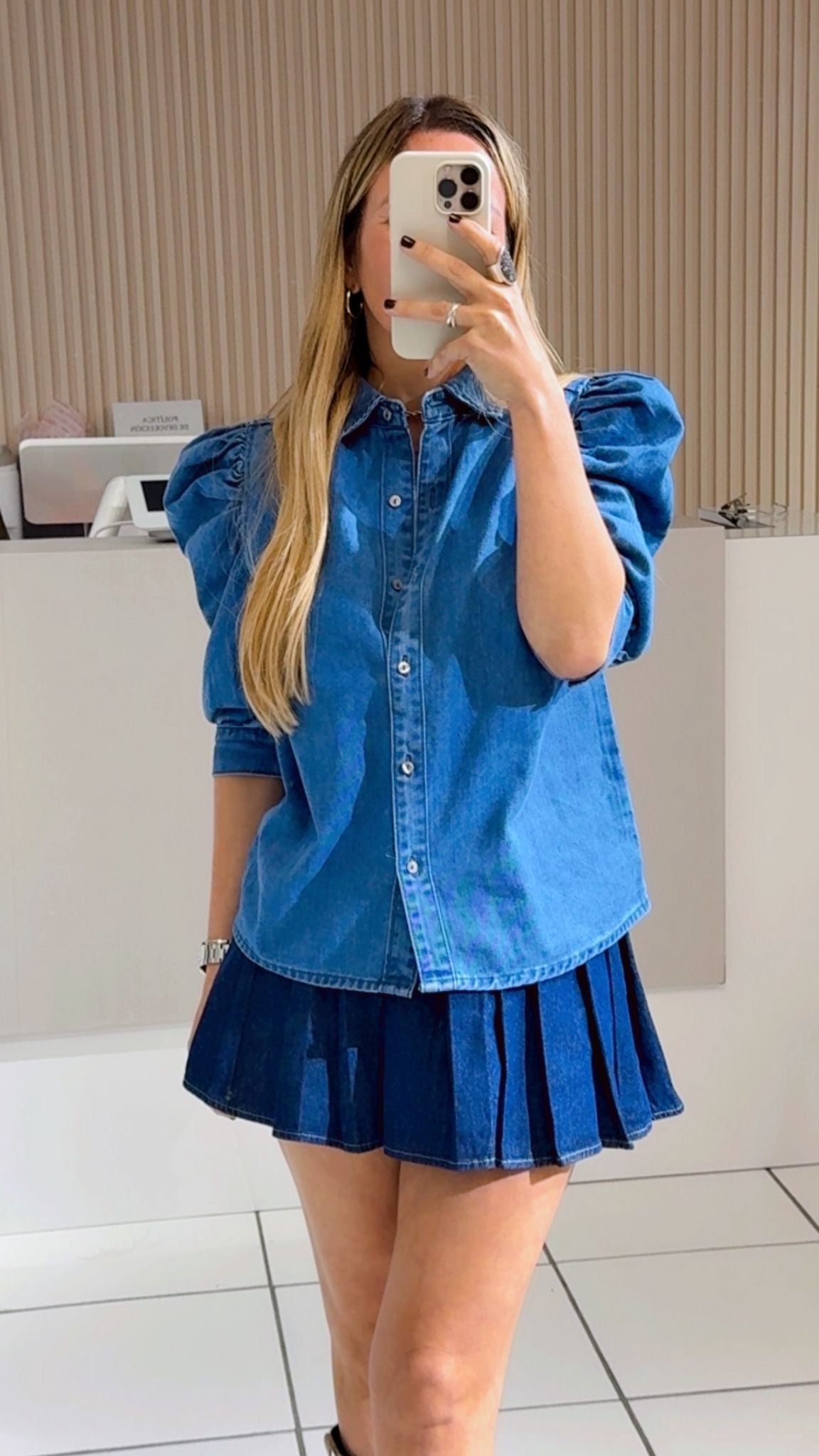 Cowgirl denim top