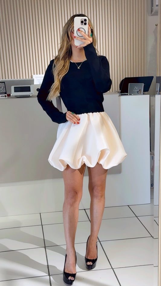 Bubble mini dress