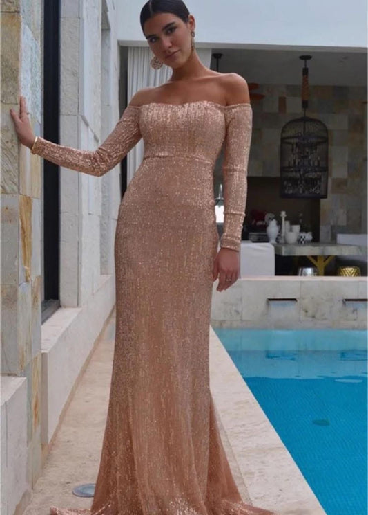 Dianna Glitter Long Dress