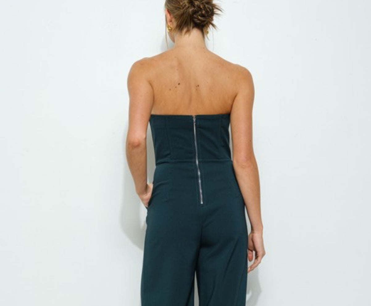 Red classic jumpsuit