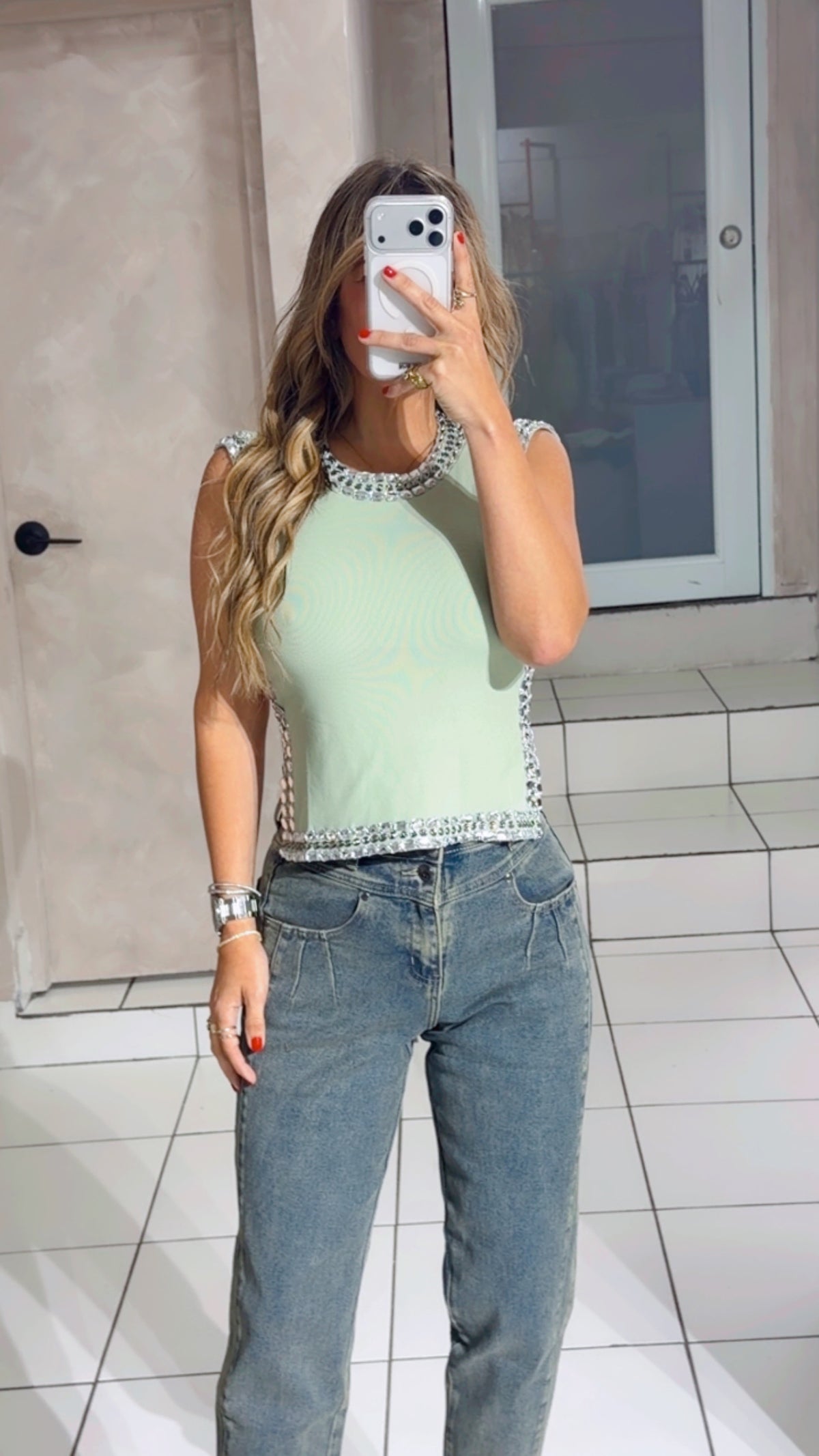 Sage top
