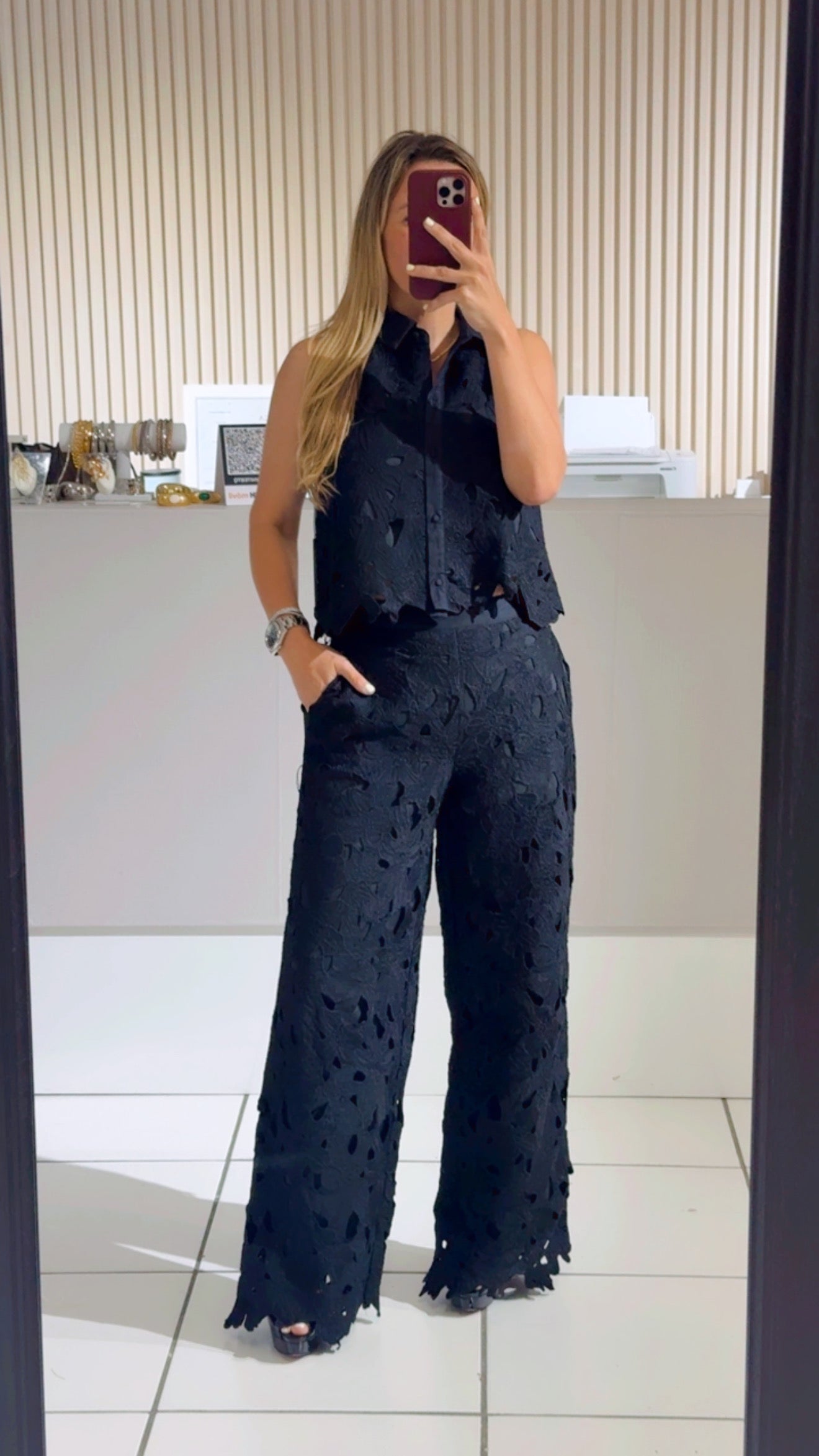 BLACK LACE SET