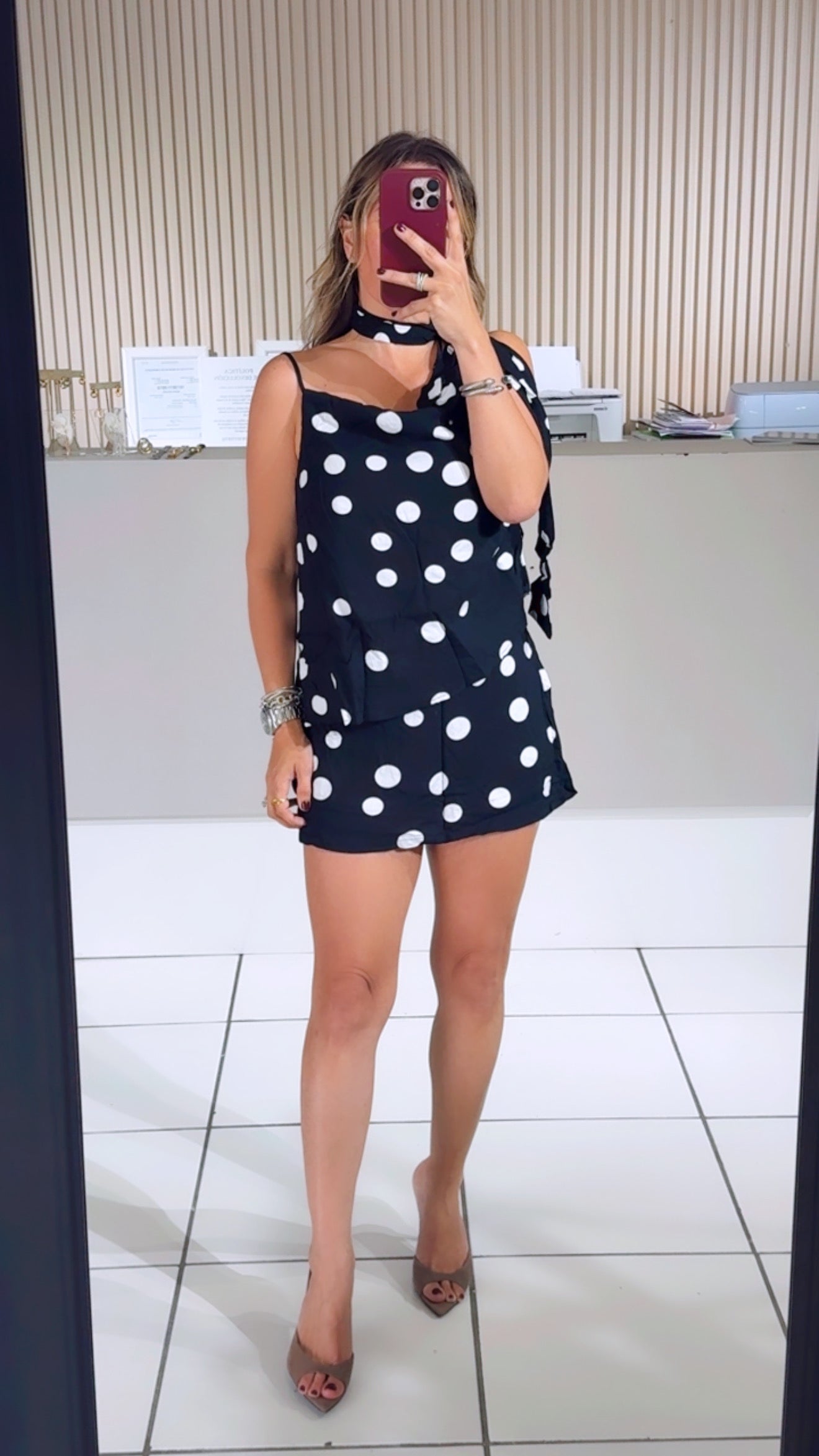 Polka dot set