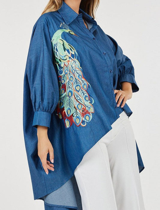 Denim real top