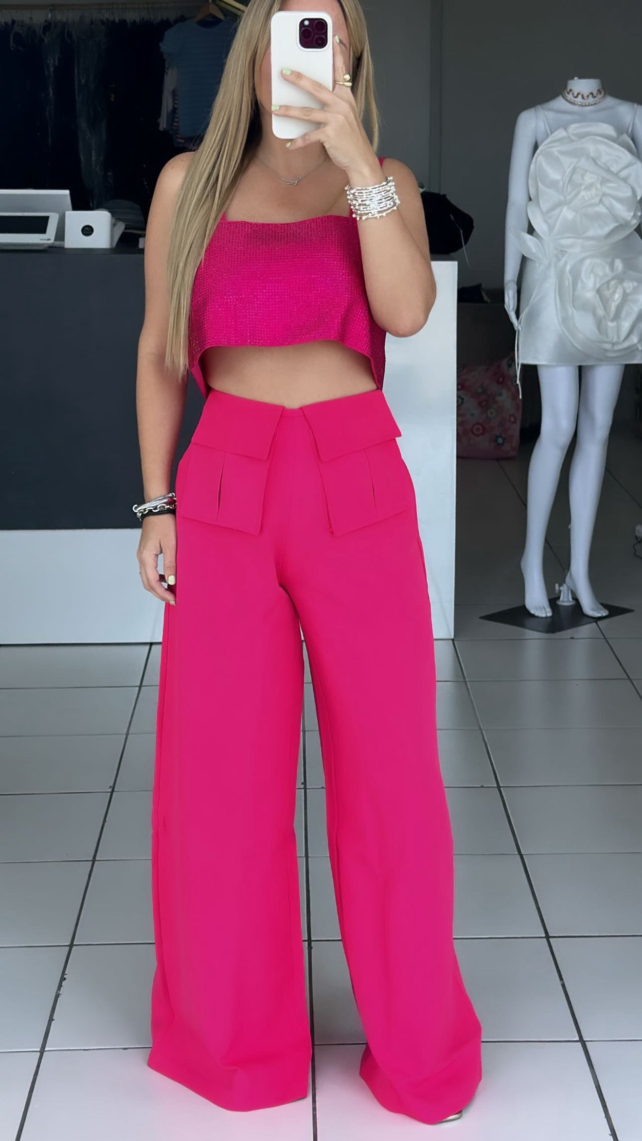 Hot pink pant