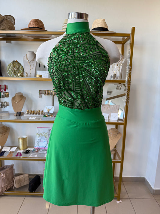 Esmeralda Glitter Dress