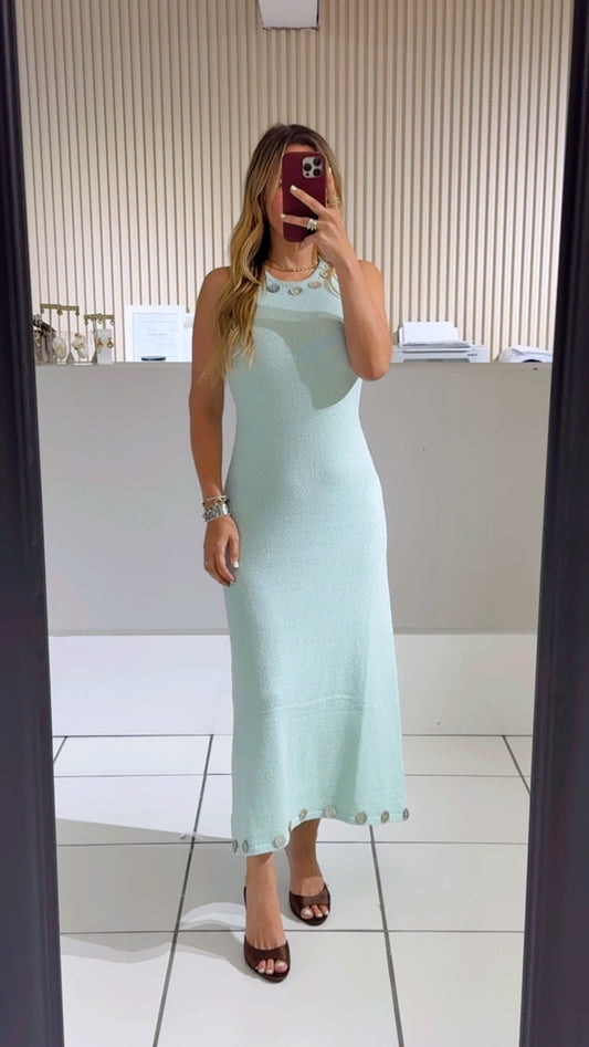 Sage summer dress