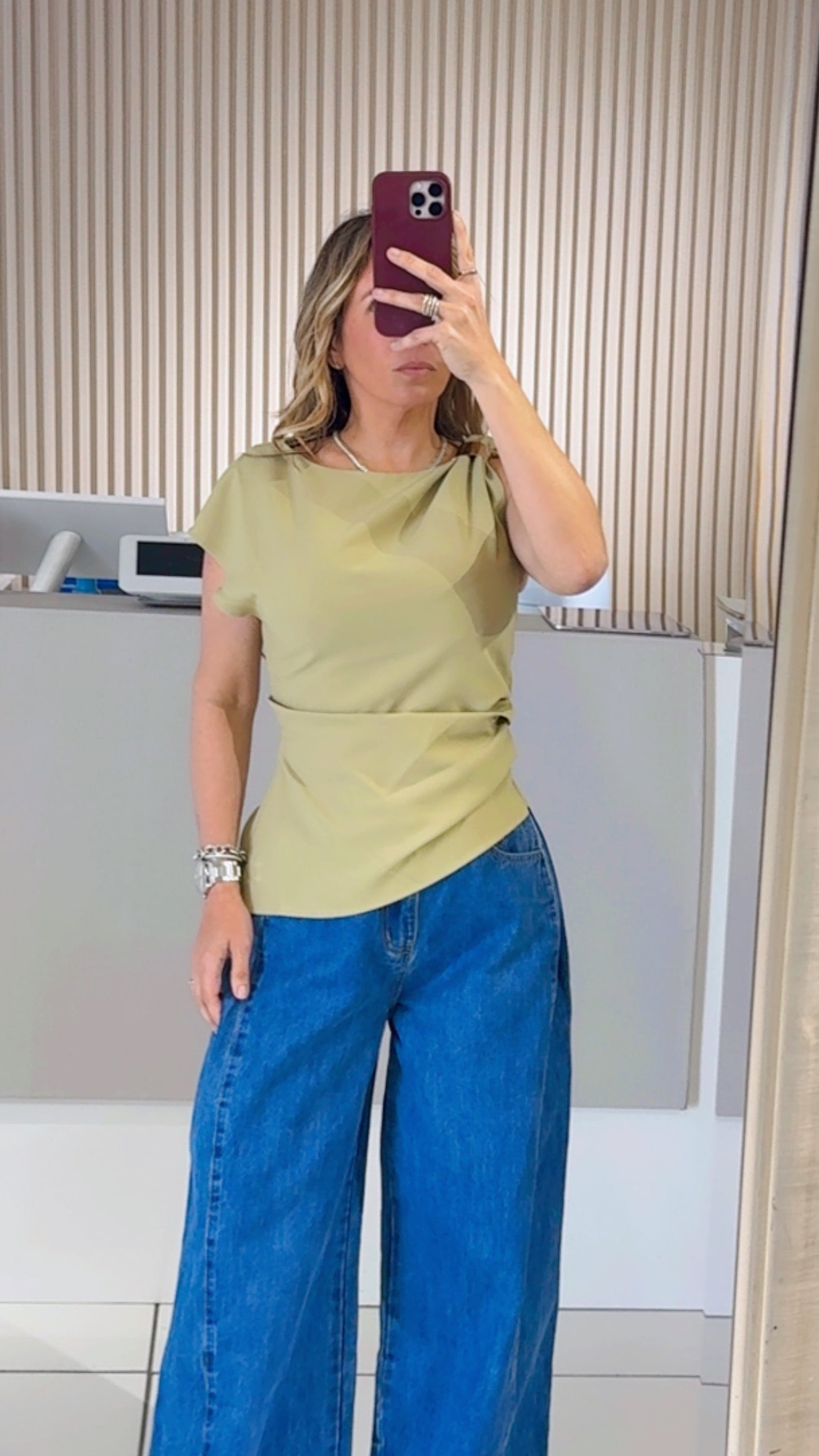 Vane Olive Top