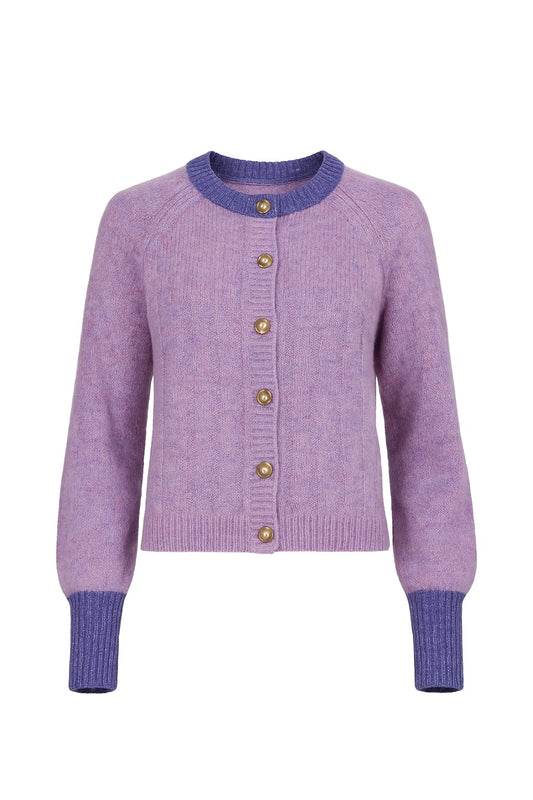 Lavander Knit Cardigan