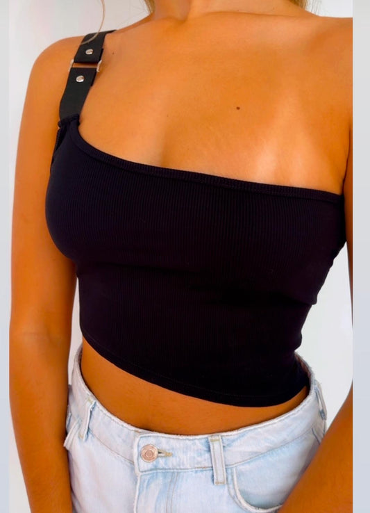 Paola Black Top