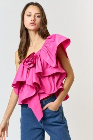 Alian top white