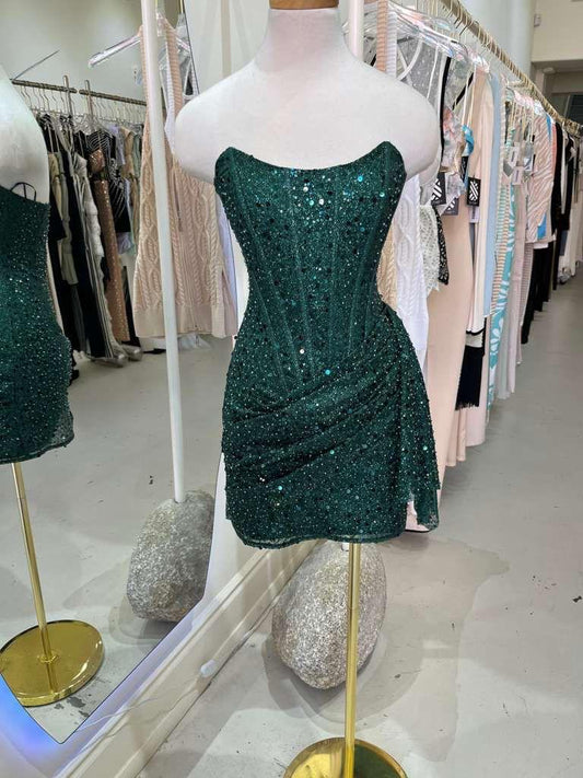 Clara green dress