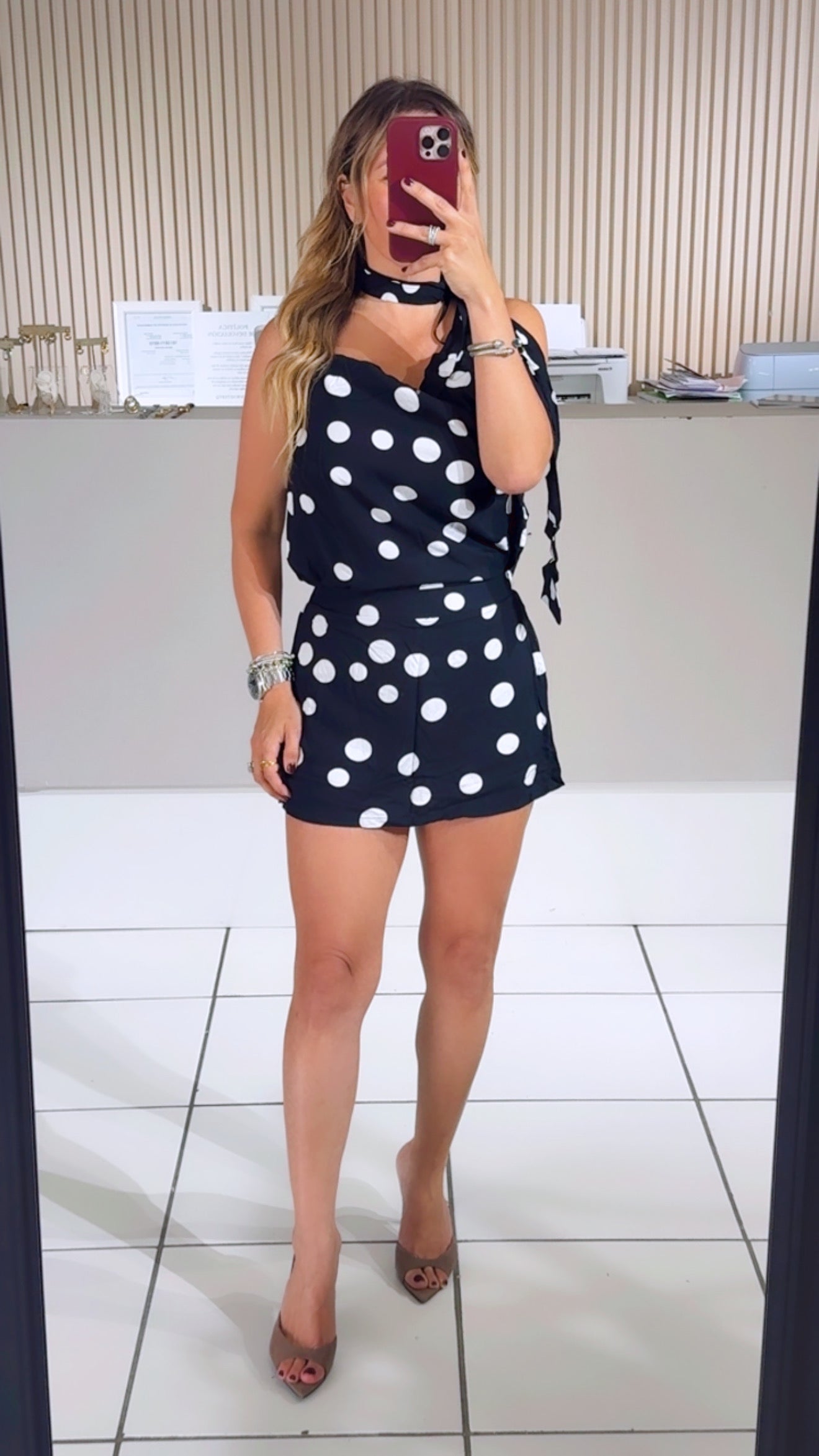 Polka dot set