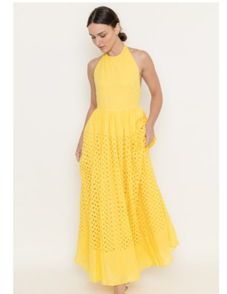 Yellow summer dress