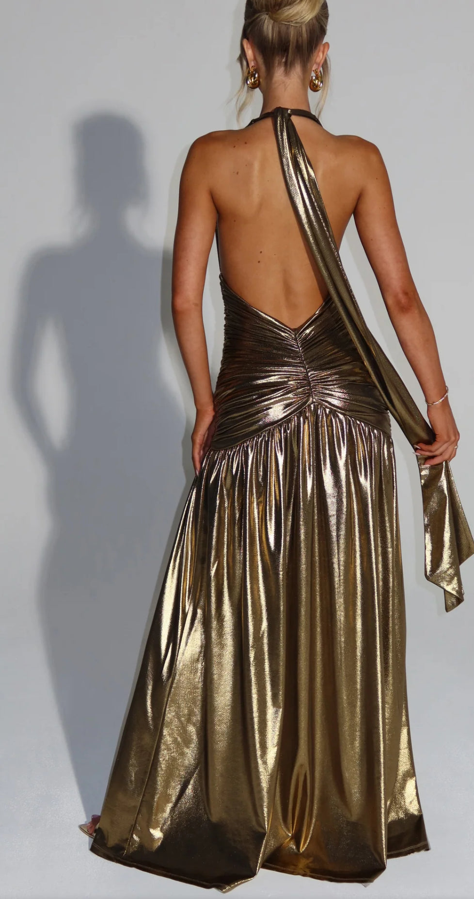 Siriana Gold Dress