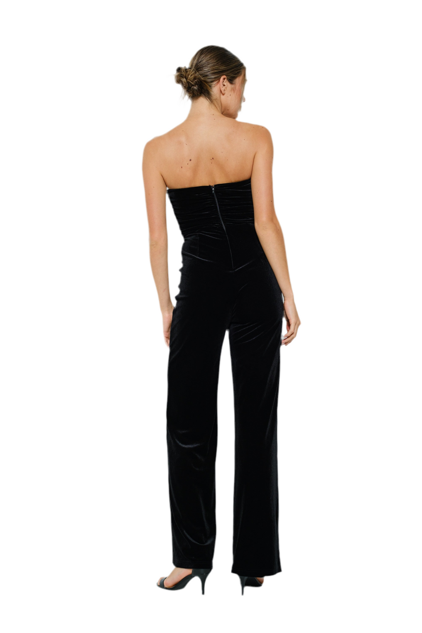 Black Velvet Sweetheart Jumpsuit