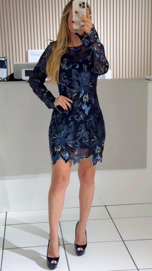 Blue flower dress
