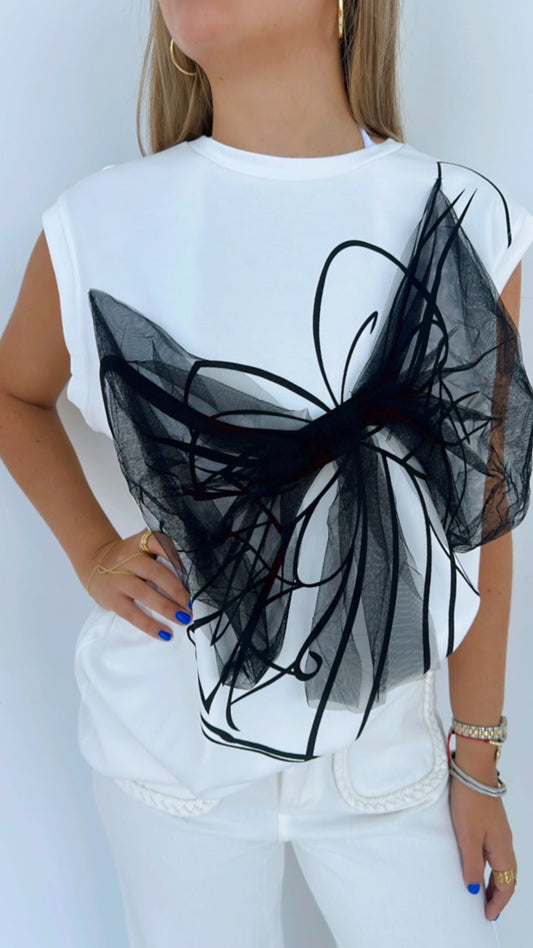 Bow Long Top